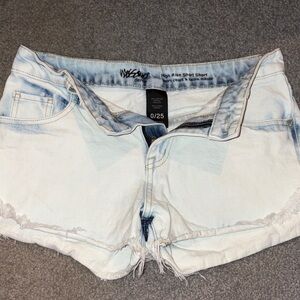 Moschino Light Blue Jean Shorts